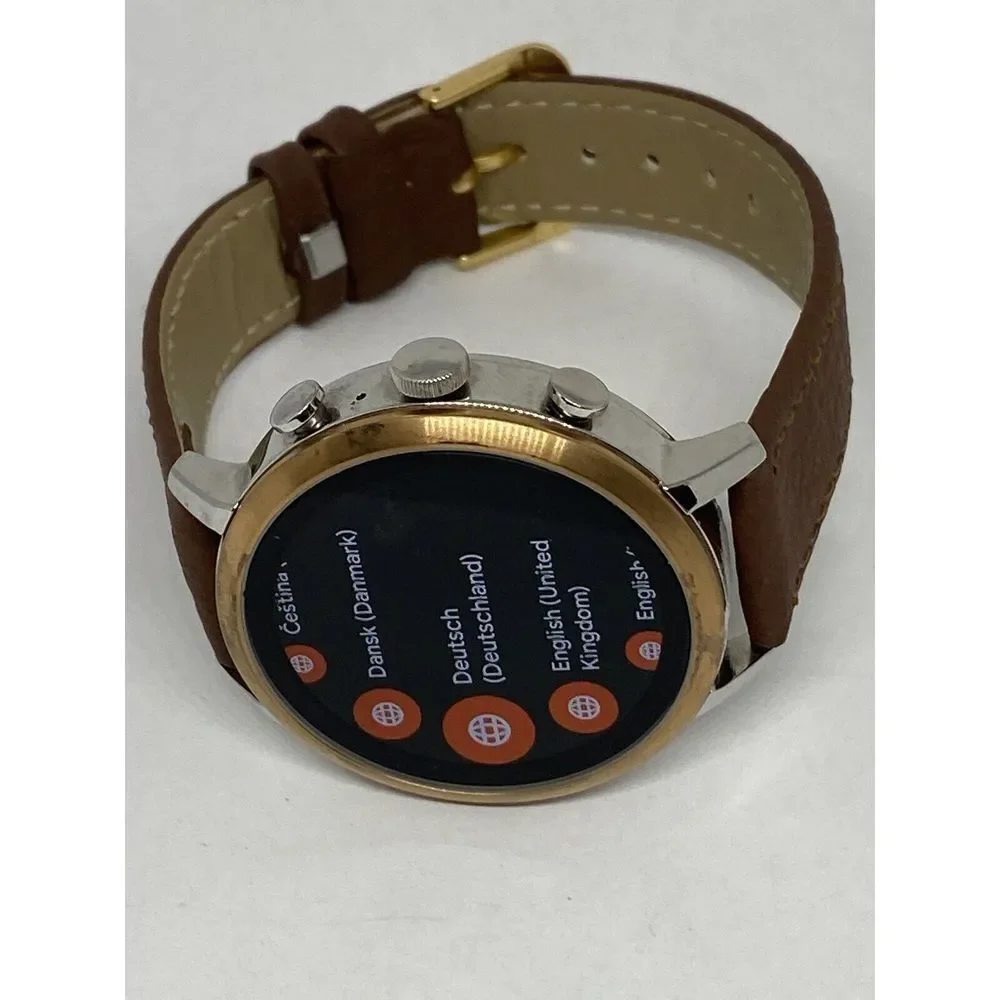 Fossil Gen 4 Authentic Digital Dial Smart Watch Custom Band FTW6016 DC87